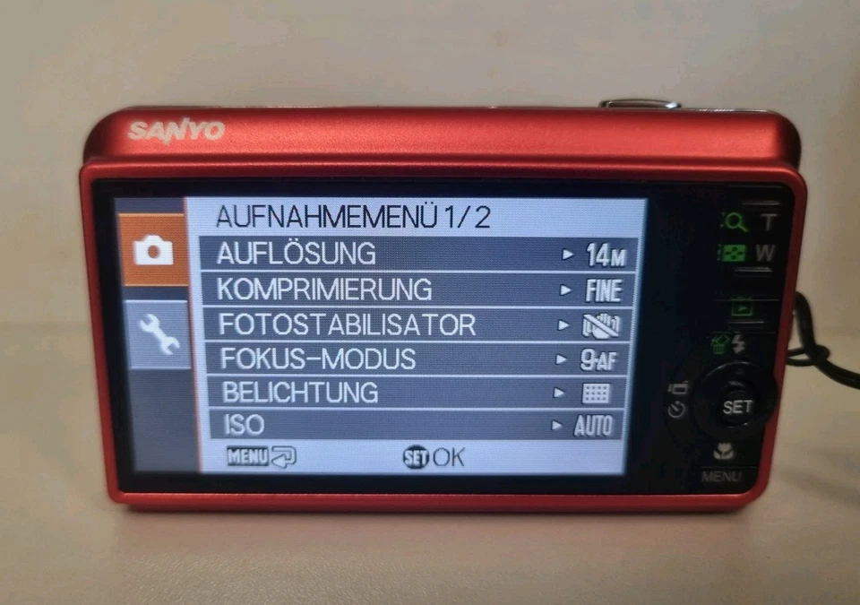 Sanyo VPC-X1420 rot 14 MP Digitalkamera - Bild 3 von 4