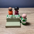Vtg 1970s Fisher Price Sesame Street Little People Gordon Susan Mr Hooper Figure
