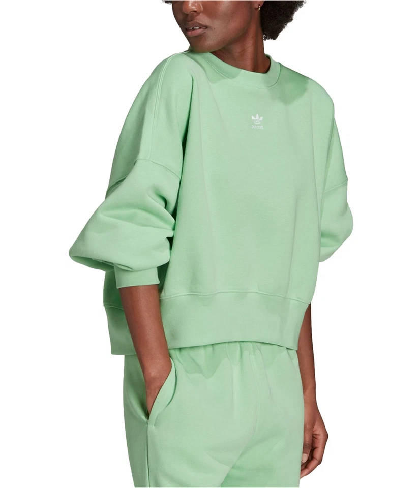 Adidas Mujer Adicolor Essentials Polar Sudadera, Glorymint, XS