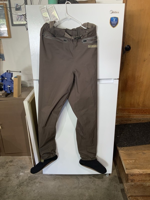 Paramount Fast Eddy Waist High Stockingfoot Breathable Waders Pant Large