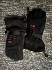 Unisex-Adult Ski Snowboarding Winter Sports Gloves Insulated Black Size Medium