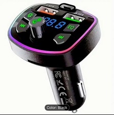 Bluetooth FM Transmitter Car Adapter Hands-Free Wireless Radio Receiver
