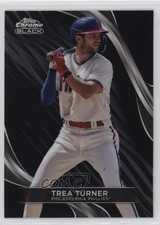2024 Topps Chrome Black Trea Turner #69 10t4