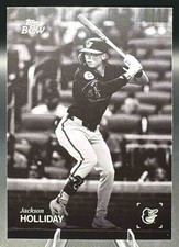 2025 Topps Black and White Jackson Holliday #104 Orioles