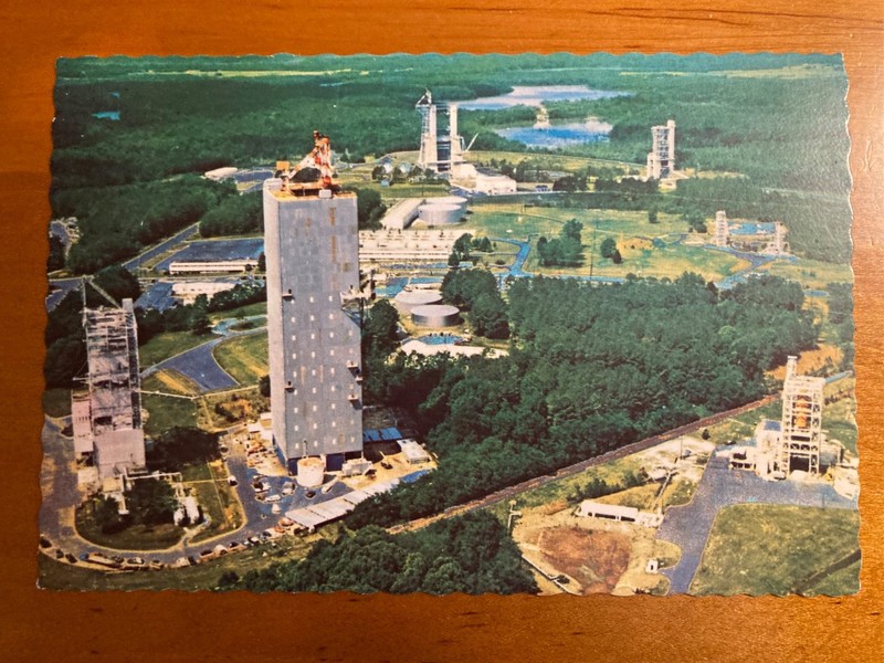 Postcard NASA Marshall Space Flight Center Huntsville AL vintage unposted