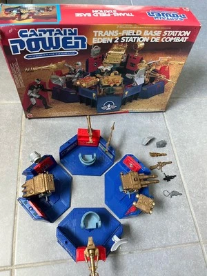 Vintage Mattel Captain Power trans-field base station combat - 1987 - Incomplet - Photo 1/4