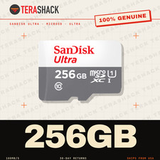 SanDisk Micro SD Card Ultra Memory 256GB 256G SDXC Class 10 TF SDXC UHS-I Mobile