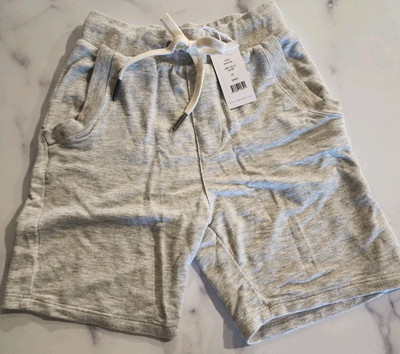 Miki Miette Moongrey Soild Shorts |Size 3T|Elastic & Drawstring Waist|New W Tags