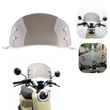 Motorcycle Windshield Windscreen Screen For Scooter E-bike Deflector Smoked UK