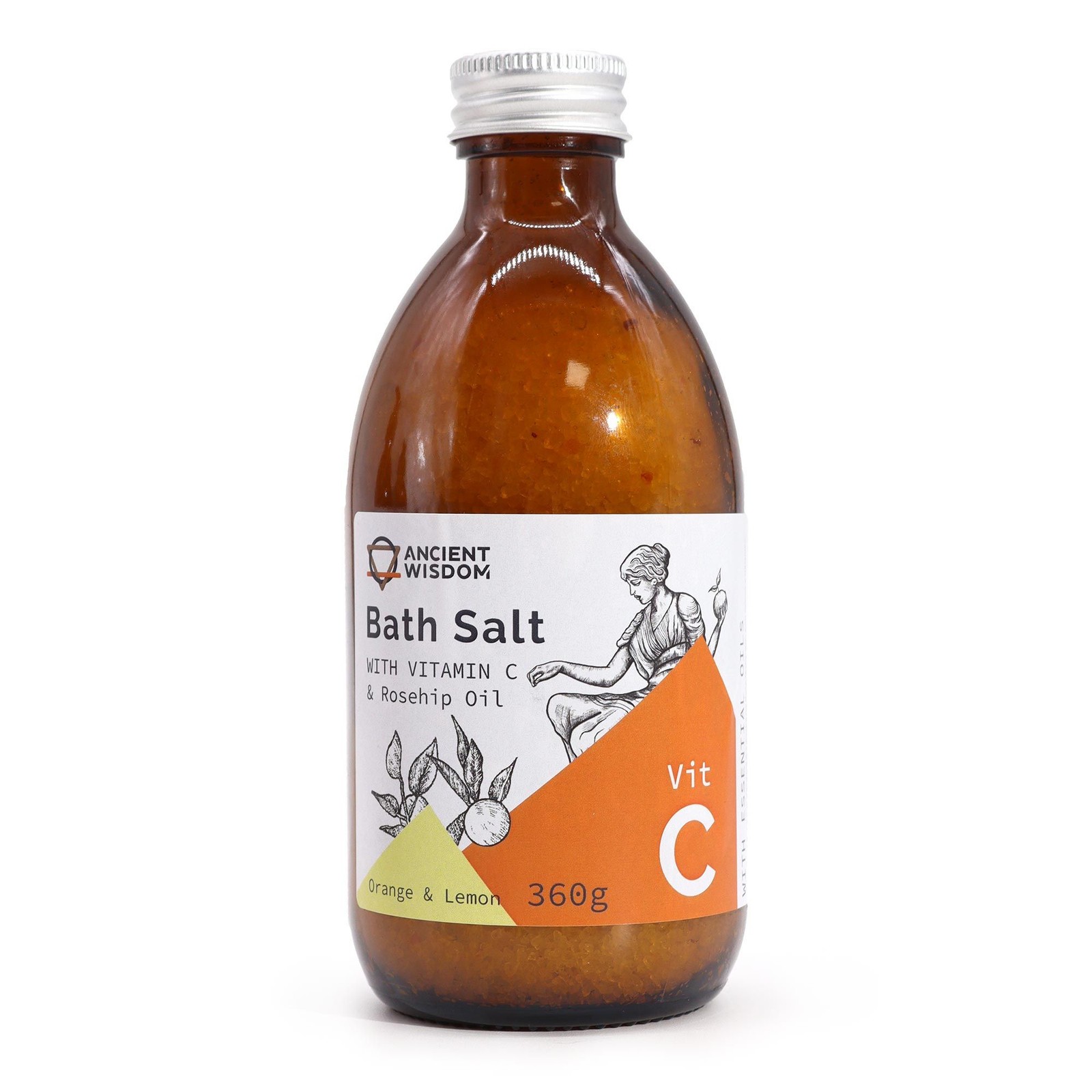 Kdmd Unisex Orange Vitamin C Bath Salt Feel Like An Ancient Goddess In - Image 3