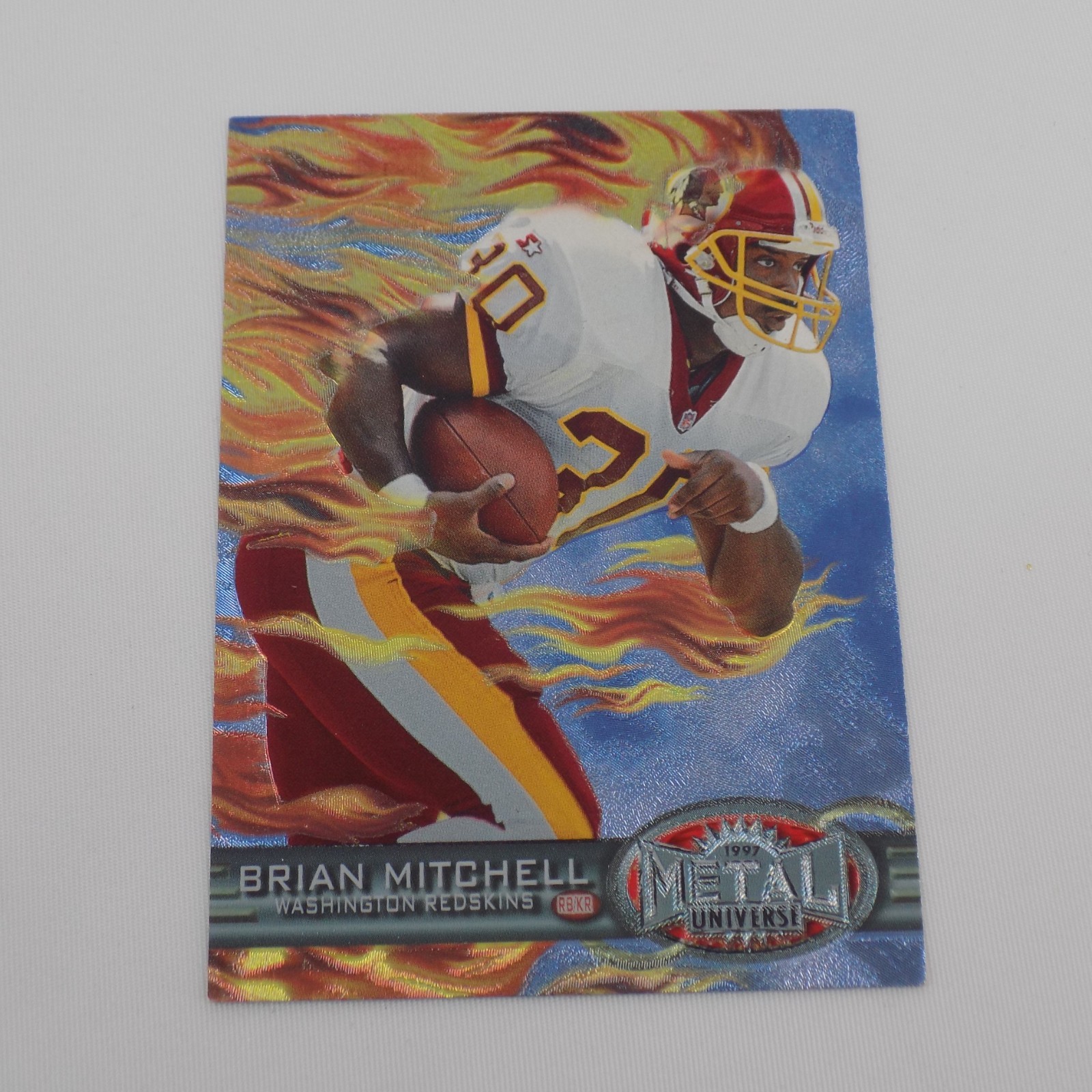1997 Skybox Metal Universe Brian Mitchell #154 Washington Redskins Running Back