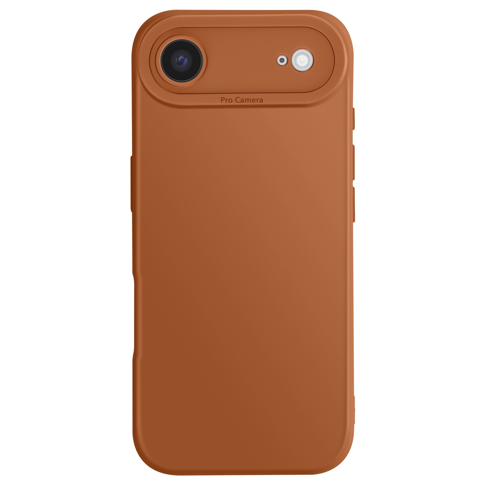 Étui Marron pour iPhone Air Avizar : Douceur du Silicone et Protection Caméra