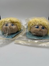 The Original DOLL-BABY Head Martha Nelson Thomas 1984 VTG, Curly Hair Baby X2
