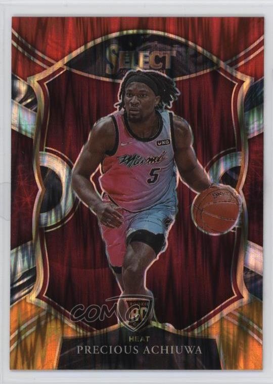 2020 Panini Select Concourse Red White Orange Flash Prizm Precious Achiuwa 1pf0