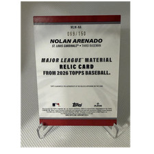 Topps 2019 Update Major League Material Relic Nolan Arenado Rockies MLM-NA /150