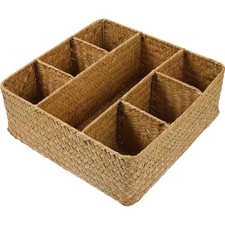 Storage Organizer Rustic Style Woven Basket Home Containers for Organizing