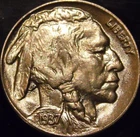 1937-D Buffalo Nickel Gem BU Original Full Horn