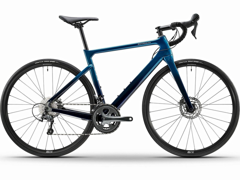 Boardman SLR 8.9 Carbon Road Bike 700c M Blue Hydraulic Disc Drop Bar 2025