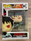 Funko Pop! Animation Fire Force Shinra With Fire #981 Vinyl Figure +PROTECTOR E2