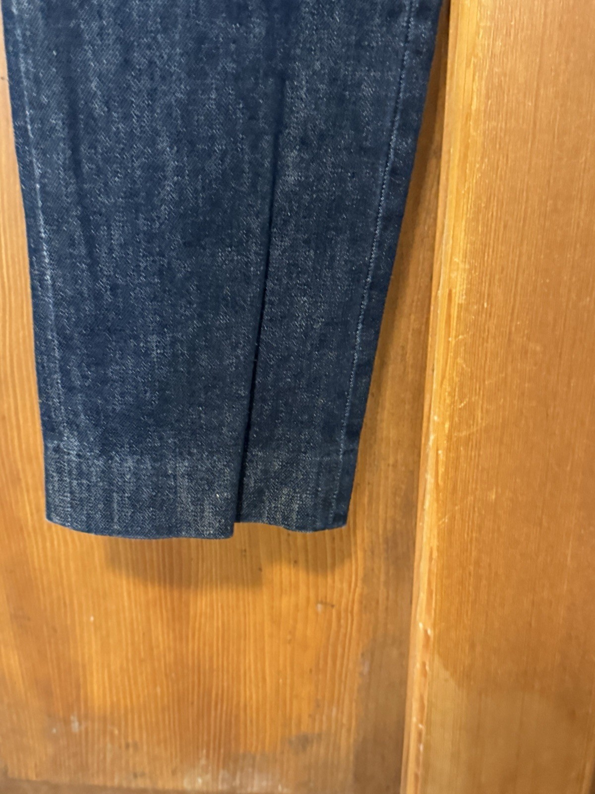 FILA The Row blu scuro denim gamba dritta jeans leggings jeggings pantaloni taglia XS