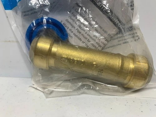 Jones Stephens C77471LF Repair Coupling 3/4" PF Brass - Picture 2 of 4