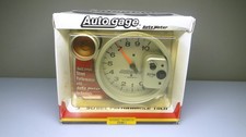 Autometer 5 Silver Monster Tachometer 0-10000 Rpm Shift Light 233911