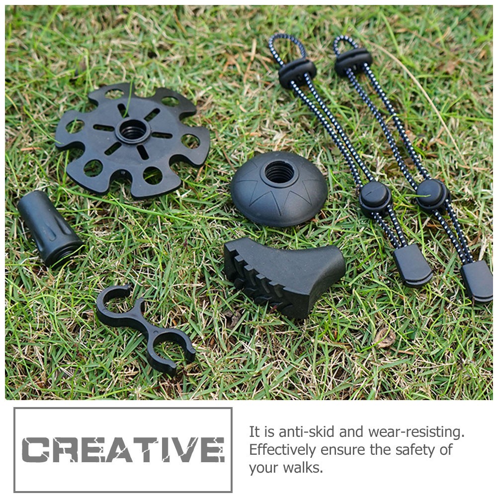 12 Pcs Puntale Bastone Trekking Accessori Per Cani Da Forniture Esterni foto 5