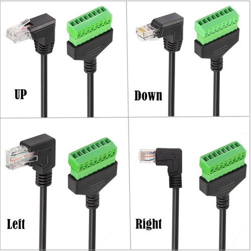 Network Cable Adapter for RJ45 to 8 Pin Terminals for Different Cables - Afbeelding 3 van 24