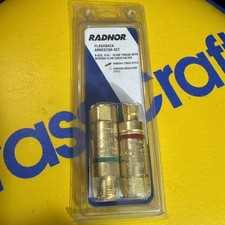 Radnor Flashback Arrestor Set B-size 9/16" 64003941 FA-10 Torch Style LAST ONE