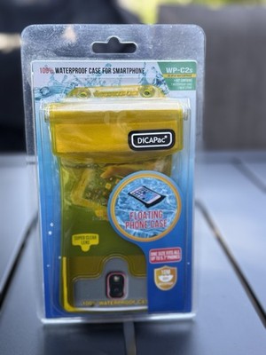 DiCAPac WP-C2s Yellow Economy Series Waterproof Case for Smartphones up to 5.7 