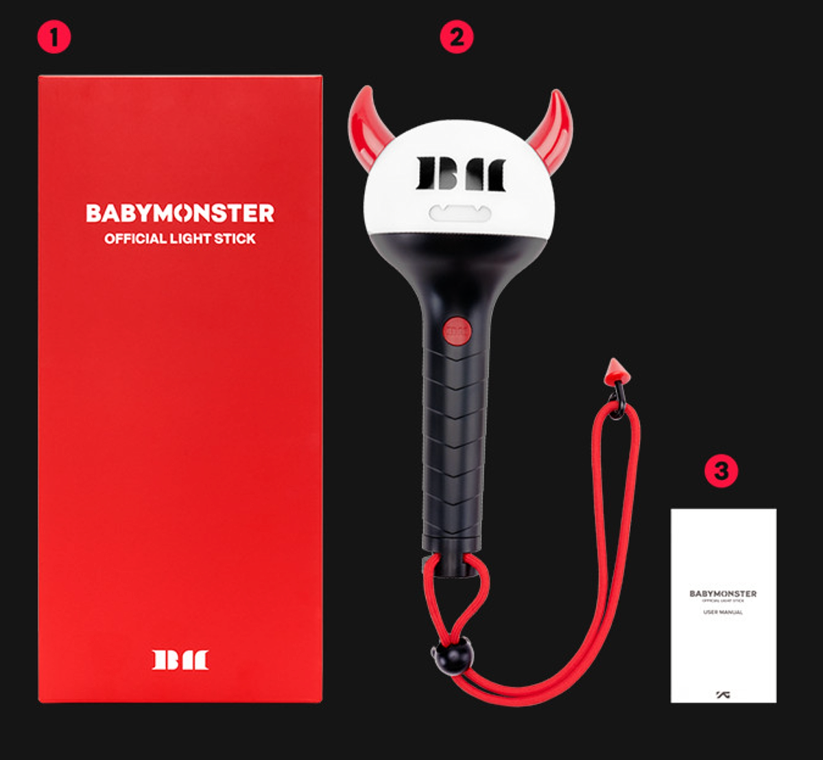 BABYMONSTER OFFICIAL LIGHTSTICK K-pop + Tracking | eBay BABYMONSTER OFFICIAL LIGHTSTICK K-pop + Tracking | eBay