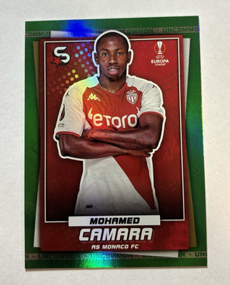 Mohamed Camara Topps 2022-23 Superstars AS Monaco #140 Green