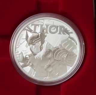 MARVEL Tuvalu THOR 2018 Fine Silver 1 Oz. 999er Silber 1 Unze