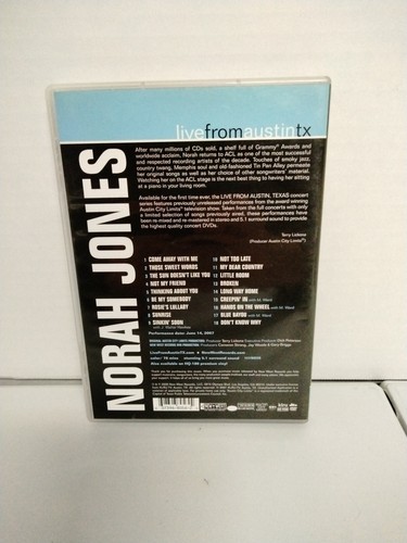 Live From Austin TX - Norah Jones (DVD, 2008, Bestbuy Exclusive) - Picture 2 of 4