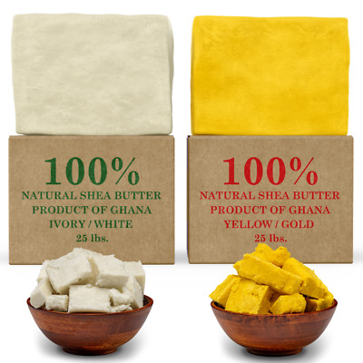 Raw African Shea Butter 100% Pure Organic Unrefined Natural Bulk Wholesale