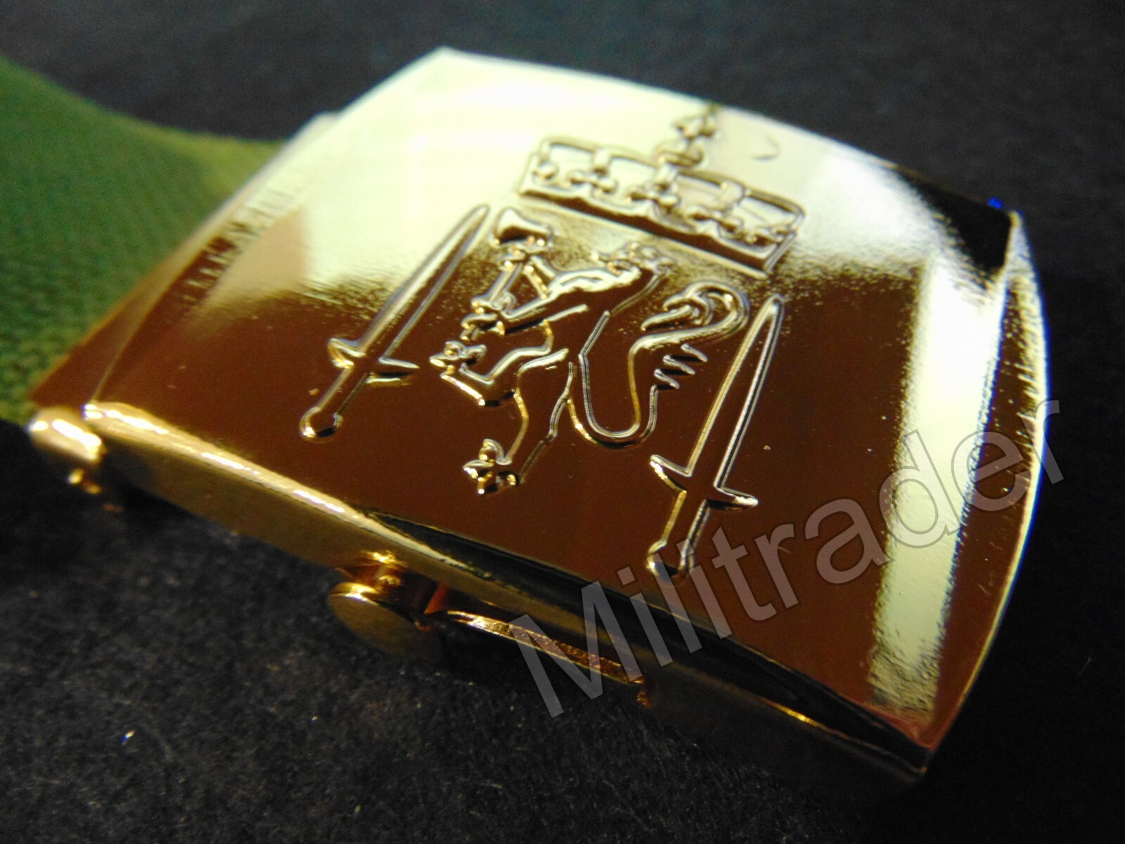 Norwegian Coat of Arms AutoGrip Buckle (Left Insert) with Free bed