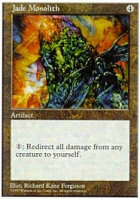 Jade Monolith ~ Near Mint 5th Edition Fifth MTG Magic UltimateMTG Artifact Card