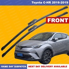 For Toyota C-HR 16-22 Push Button Front Windscreen Aero Wiper Blades SET 26"16"