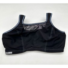 Glamorise Sports Bra Womens Elite Performance Mesh Underwire Black 40 G