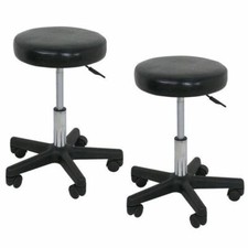 Adjustable Salon Stool Hydraulic Rolling Chair Tattoo Dental Facial Massage 2X