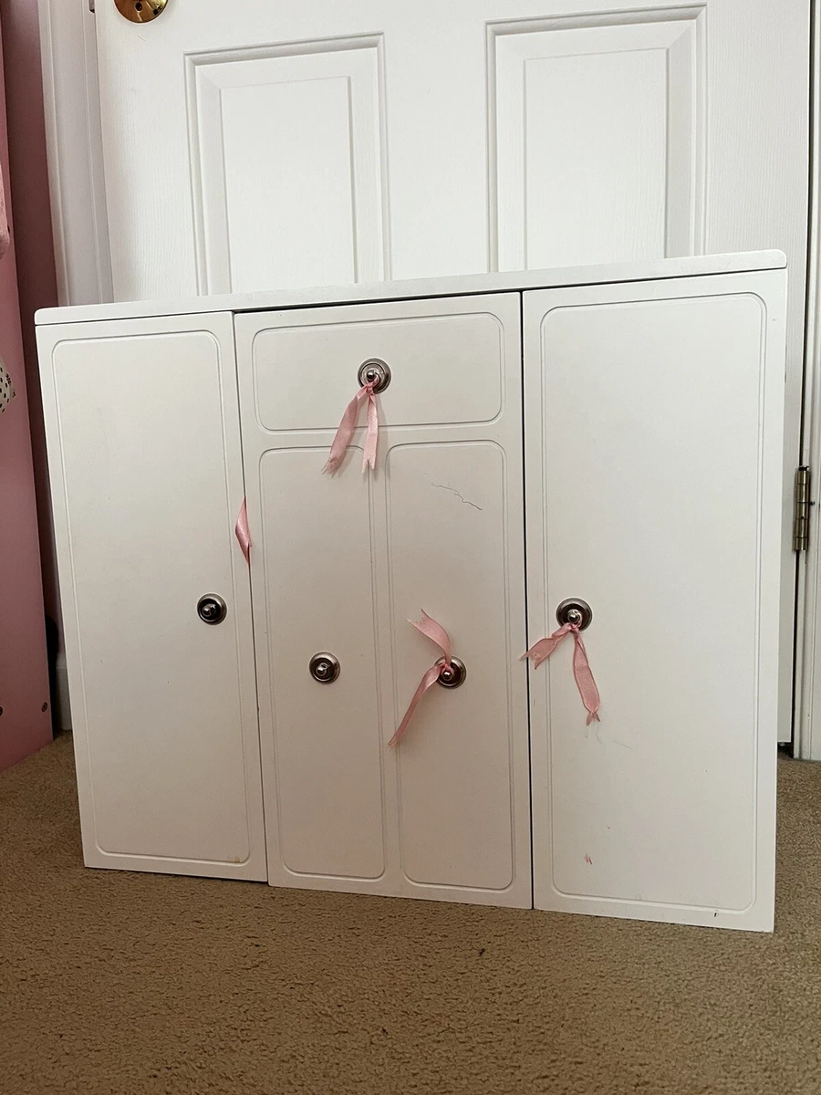 American Girl Doll Wardrobe Closet Vanity Armoire