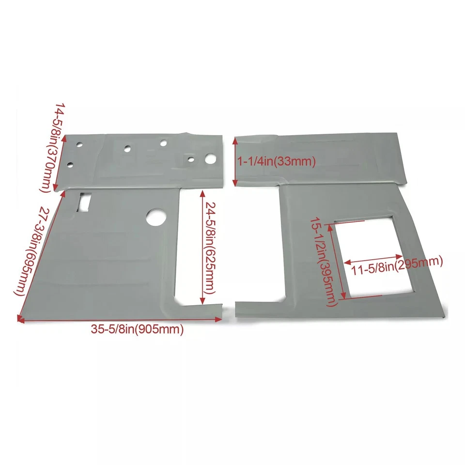 For Chevy GMC Truck 1947-1955 1948 1949 1950 1951 1952 Front Floor Pans Foto 2 de 4