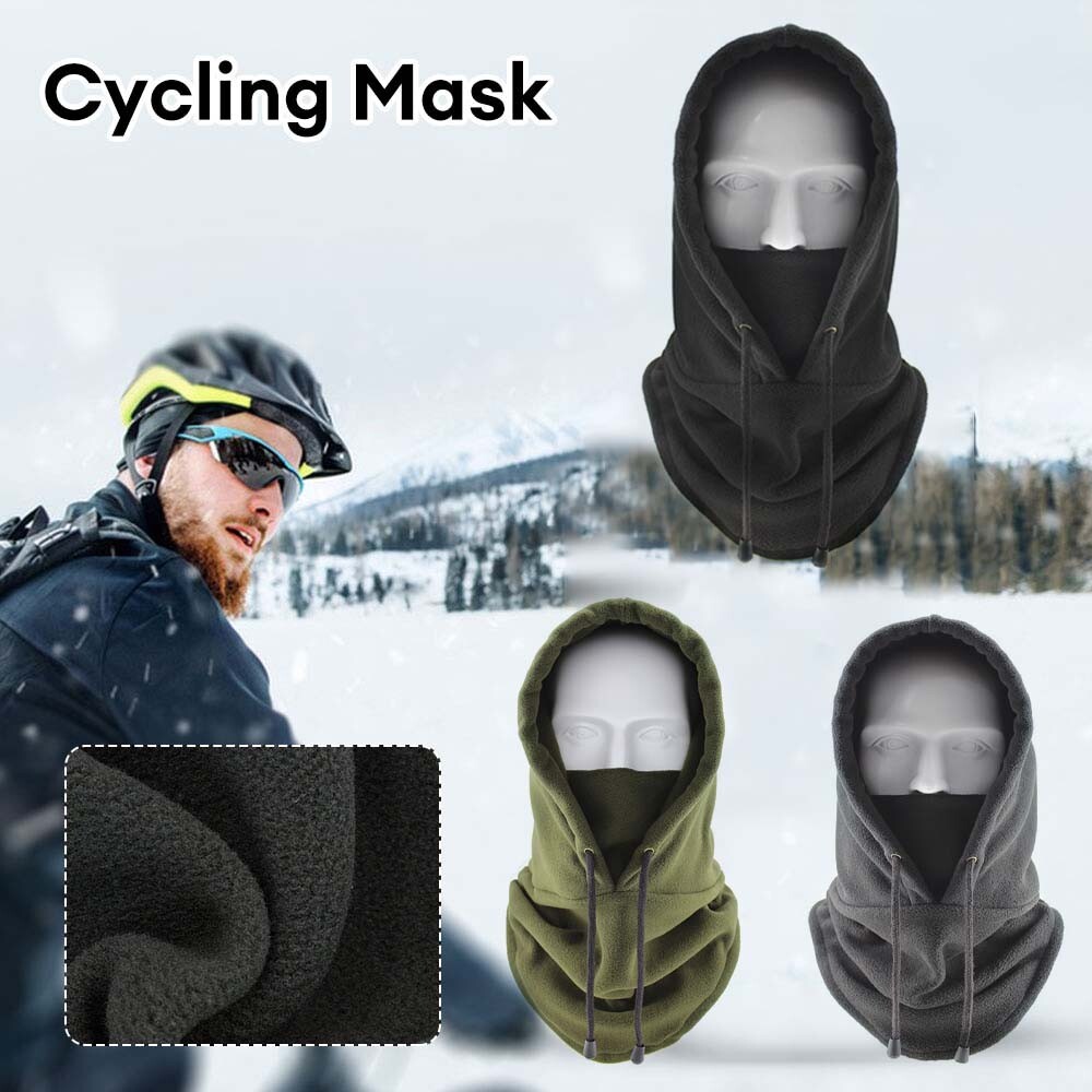 Ski Mask Full Face Beanie Winter Hat Cap Fleece Outdoor Face Mask Neck Warmer CN