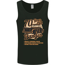 70 Year Old Banger Birthday 70th Year Old Mens Vest Tank Top