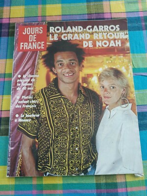 Revue 31. Mai 1986 - JOURS DE FRANCE - französische Zeitschrift - Yannick Noah - Rolland Garros