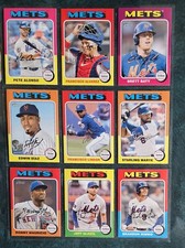 2024 Mets Heritage Master Team Set  2021 Bowman Chrome Jose Butto Signed RC Auto