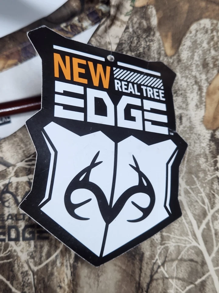 NWT Real Tree Edge Staghorn Creek Long Sleeve Camo Polyester T-Shirt Size 2XL - Image 4 of 4