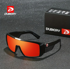 DUBERY Men Large Frame Siamese Lens Sport Sunglasses Riding Windproof Goggles