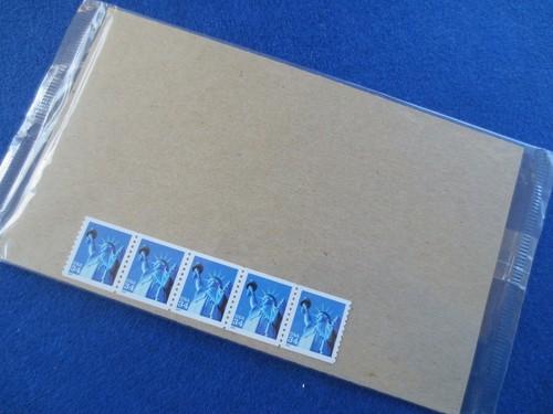  DOC Scott # 3476 Statue of Liberty 34¢ Strip of 5, 2001 MNH XF - Picture 1 of 5