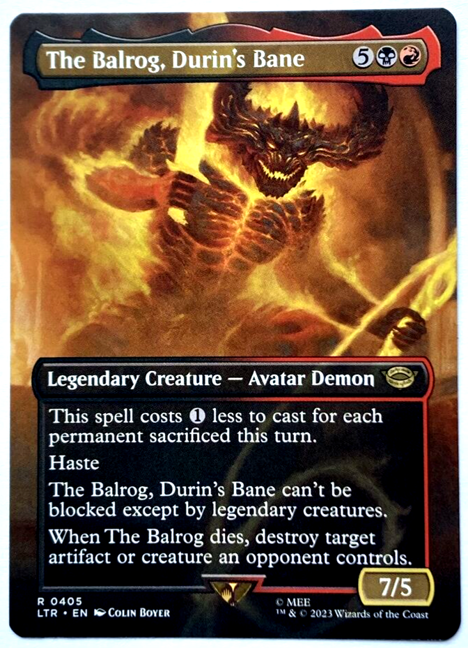 balrog mtg card 401 Games Canada - The Balrog of Moria